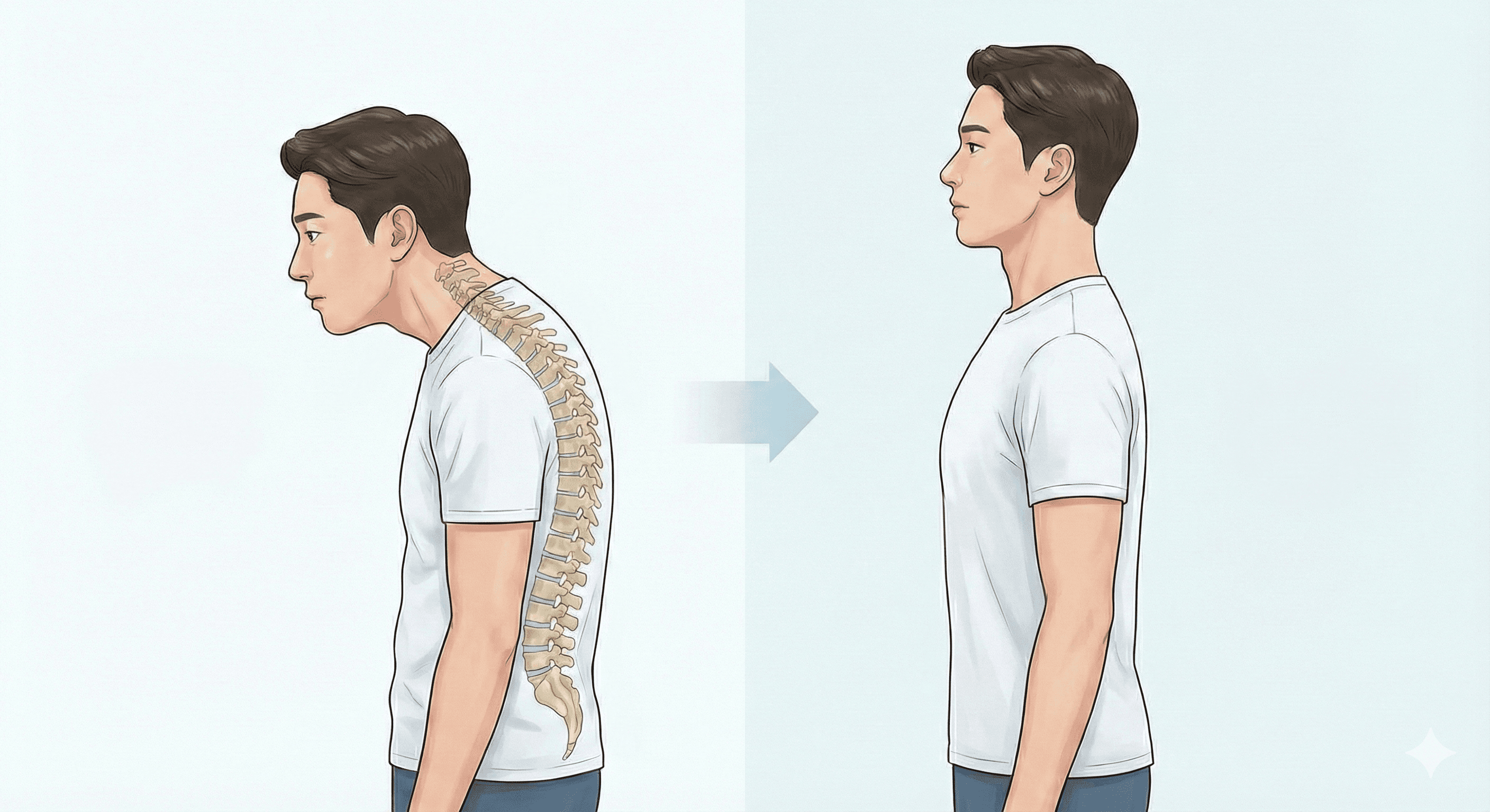 체형 교정 전후 비교